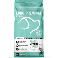 Euro Premium 4x Puppy Medium Kip - Rijst 3 Kg