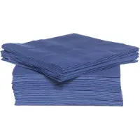 COSY&TRENDY Cosy & Trendy Servetten - donkerblauw - 80x - 38 x 38 cm - Tafeldecoratie - Papier - luxe kwaliteit