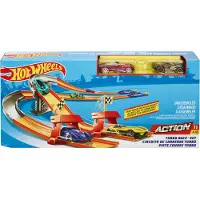 Hot Wheels trackset met auto
