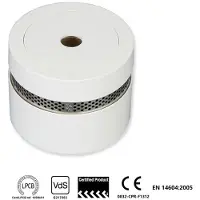 ATV Safety ATV Nano rookmelder 3V lithium batterij wit