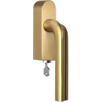 Formani David Rockwell ECLIPSE DR100-DKLOCK-O draaikiepgarnituur afsluitbaar rechtsdraaiend - PVD mat goud