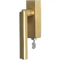 Formani Draaikiepgarnituur afsluitbaar linksdraaiend - PVD mat goud - DR102-DKLOCK