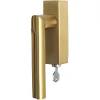 Formani Draaikiepgarnituur afsluitbaar linksdraaiend - PVD mat goud - DR103-DKLOCK