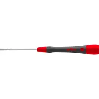 Wiha 42383 Elektronica en fijnmechanica Platte schroevendraaier Kopbreedte: 1.2 mm Koplengte: 40 mm