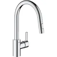 GROHE QuickFix Feel Keukenkraan - draaibare uitloop - uittrekbare handdouche - chroom