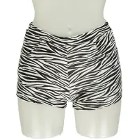 Apollo - Hotpants dames - Zebra design - Maat S/M - Hotpants - Feestkleding - Hotpants met print - Carnavalskleding