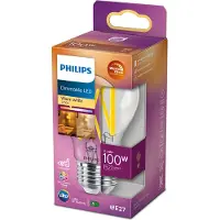 Philips E27 filament ledlamp peer WarmGlow 11,5W (100W)