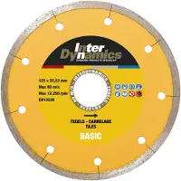 Inter Dynamics Diamantzaag Tegels Basic 125x22,2mm - 630125
