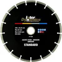 Inter Dynamics Diamantzaag Zacht Steen Standard 125mm - 315124