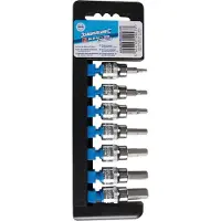 Silverline 7-delige zeskant bit set met 3/8" aandrijving | Zeskant 3 - 10 mm - 225127
