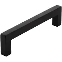 Intersteel | Meubelgreep | Vierkant 12x12x108mm | Boormaat 96mm | Zwart