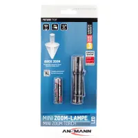Ansmann zaklamp op batterijen | T50F | 1x AA | 60 lumen | IP54 | Zwart