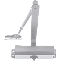 Starx deurdranger - 40-65 kg - zilver - aluminium