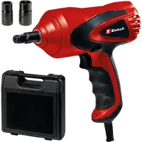 Einhell Auto Slagmoersleutel CC-HS 12/1 - Voeding: 12 V - Max. koppel: 350 Nm - Dopaansluiting: 1/2" - Geïntegreerde waterpas - Incl. Koffer, Dopsleutels (17/19 of 21/23 mm)