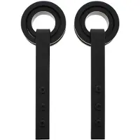 Intersteel | Set van 2 hangrollen Modern | 255mm | Mat Zwart