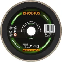 Rhodius 303056 Alphaline I DG50 Diamantdoorslijpschijf - 180 x 25,4 x 5mm - Tegels/Keramiek