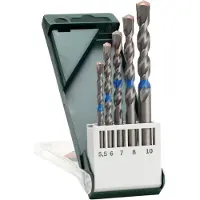 Bosch , conform ISO 5468, boormachine, boorsets, rotatie met de klok mee, 1 cm, voor beton, hard beton, 12 cm