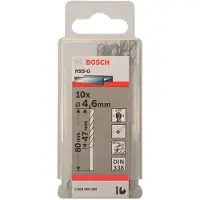 Bosch Metaalboren HSS-G, Standard 4,6 x 47 x 80 mm 10st - 2608585488