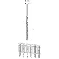 Dutack Coilnagel RNCS30.5 Nk 65mm sheetgebonden (kunststofgebonden) ds 4800 st - 5245001