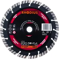 Rhodius 303164 LD4 Diamanten doorslijpschijf Diameter 230 mm Boordiameter 22.23 mm Natuursteen 1 stuk(s)