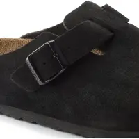 Birkenstock Boston Zwart Normaal Voetbed || Maat 45