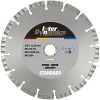 Inter Dynamics Diamantzaag Beton Standard | 125 x 22,23 mm - 310126