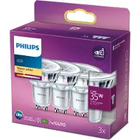 Philips 3,5W - GU10 - 2700K - 255 lumen set van 3
