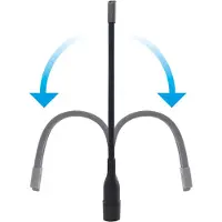 Numatic NVA-FLEXI Flexibele Spleetzuigmond Zwart