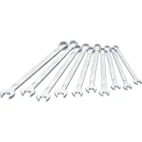 Hazet 600LG/10 600LG/10 Ring-steeksleutelset Sleutelbreedte (metrisch) 8 - 19 mm