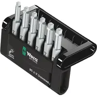 Wera Bit-Check 6 V Universal 1 05056478001 Bitset 6-delig Binnen-vierkant (Robertson) Torsion zone