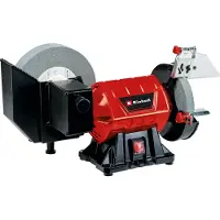 Einhell slijpmachine TC-WD 200/150 (250 W, vonkenbescherming) Wordt geleverd met grofkorrel slijpwiel en watersteen.