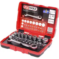 Ks Tools 918.3050 918.3050 Dopsleutelset Metrisch 1/4 (6.3 mm) 31-delig