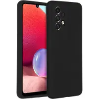 Accezz Liquid Silicone Backcover voor de Samsung Galaxy A33 - Zwart