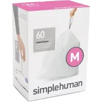 Simplehuman Vuilniszakken Code M - 45 Liter (60 stuks)