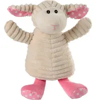 Warmies Schaap Magnetron Knuffel - Roze met pure stippen