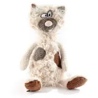Sigikid Knuffel - 15x14x35 cm - Kiez Miez CAT - - OneSize - Knuffels