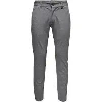 Only & Sons Chino 'Mark' grijs gemêleerd