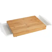 Wenko Bina, Snijplank, Bruin, Transparant, Wit