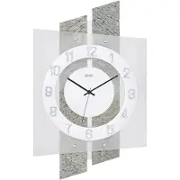 AMS Zendergestuurde wandklok F5536