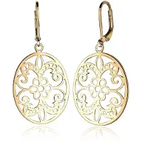 Elli Oorbellen 'Ornament' goud