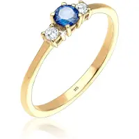 Elli Ring saffier / goud
