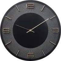 Kare design Wandklok Leonardo rond, ø 48,5 cm