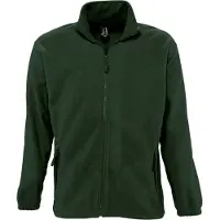 Sols Heren North Full Zip Outdoor Fleece Jacket (Bosgroen)