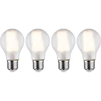 Paulmann led-filamentlamp 4er Pack 7W E27 2700K matt (4 stuks)