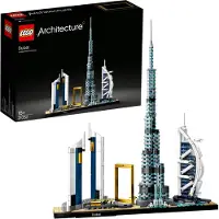 LEGO 21502 Architecture Dubai, Skyline-collectie, modelbouwspeelgoed, set om stress te verminderen, geschikt voor volwassenen en jongeren vanaf 16 jaar