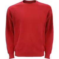 Fruit Of The Loom Heren Raglan Mouwen Belcoro Sweatshirt (Rood)
