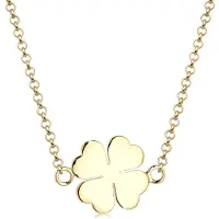 Elli - Halsketting - Dames Klaverblad Gelukaanbrenger in 925 Sterling Zilver - Dames