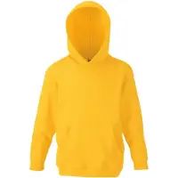 Fruit Of The Loom Kids Unisex Classic 80/20 Hoodie (Zonnebloem Geel)