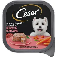 Cesar Hondenvoer Nat Primeur Kalf & Worteltjes 300 Gr