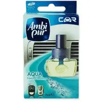 Ambi Pur Auto Luchtverfrisser Navulling Aqua - 7ml